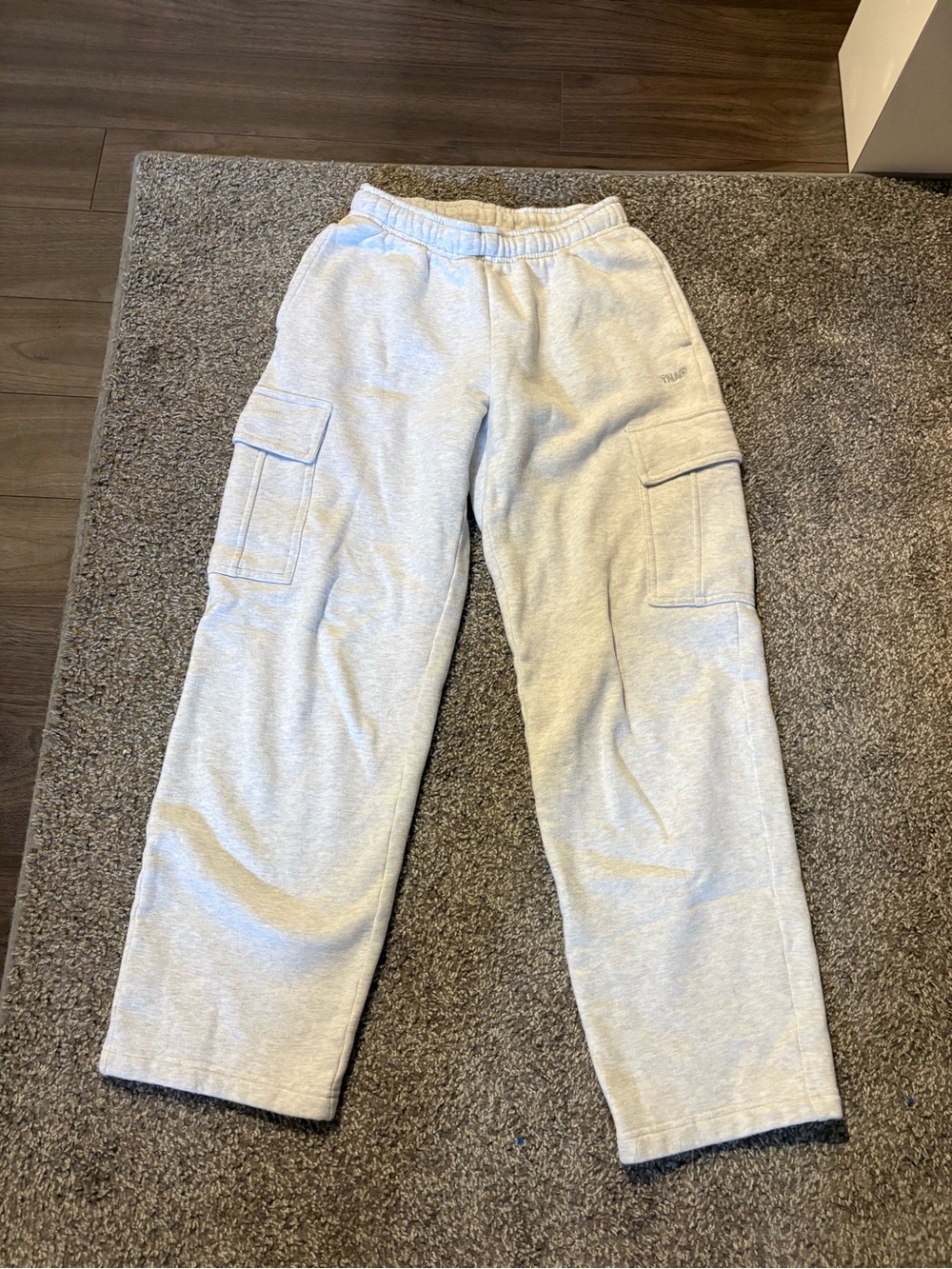 TNA Light Gray Cargo Sweat Joggers
